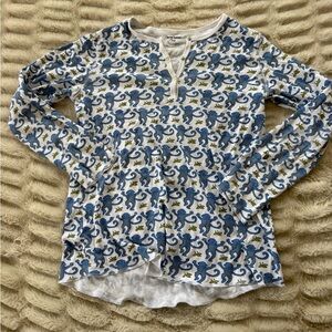 Women’s XS Roller Rabbit Pajama Top